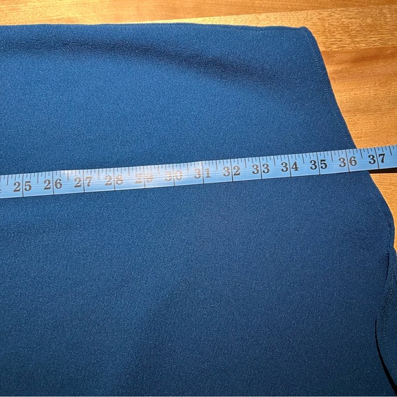 Michel Studio Collection Deep Blue V-Neck Dress - Picture 8 of 8